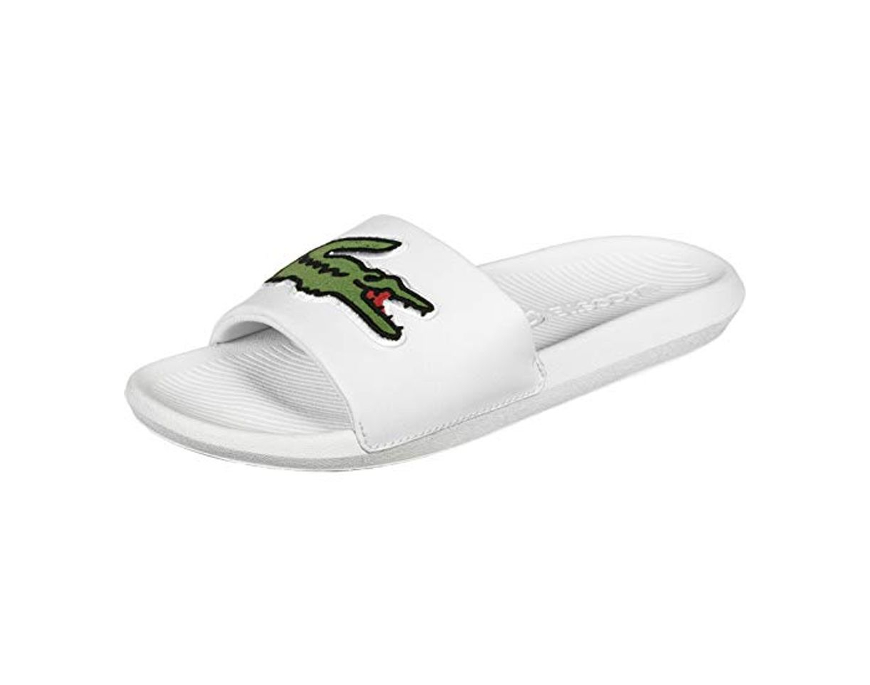 Fashion Lacoste Croco Slide 319 4 US CMA, Sandalias de Punta Descubierta para