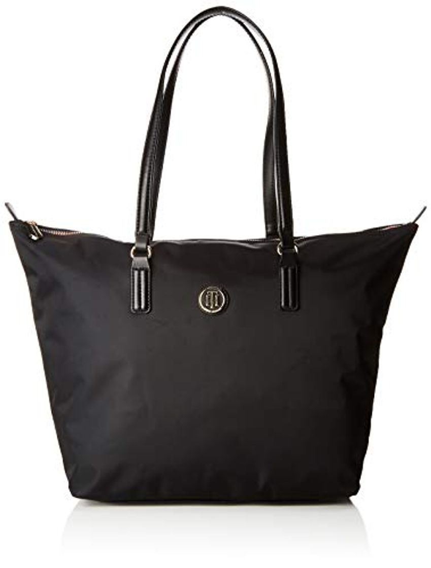 Social Tommy Hilfiger Poppy Tote, Bolso totes para Mujer, Negro