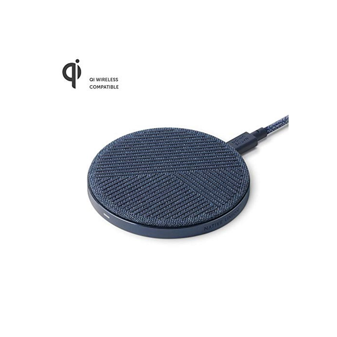 Product Native Union Drop Cargador Inalámbrico - [Qi Certified] 10W Pad Antideslizante de