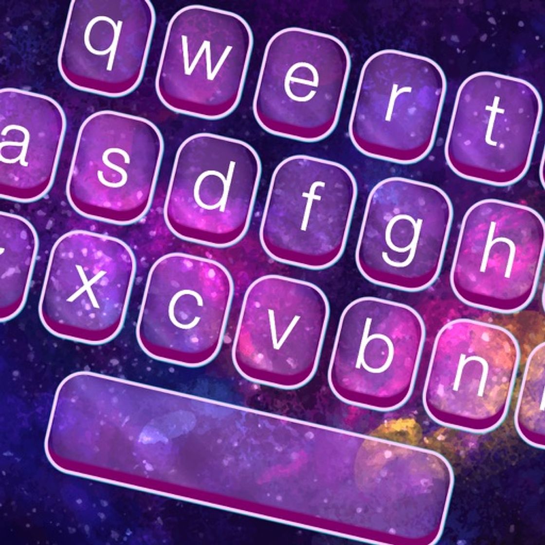 App Galaxy Keyboard Skins – Glow.ing Space Themes and Color.ful Text Fonts for iPhone Free