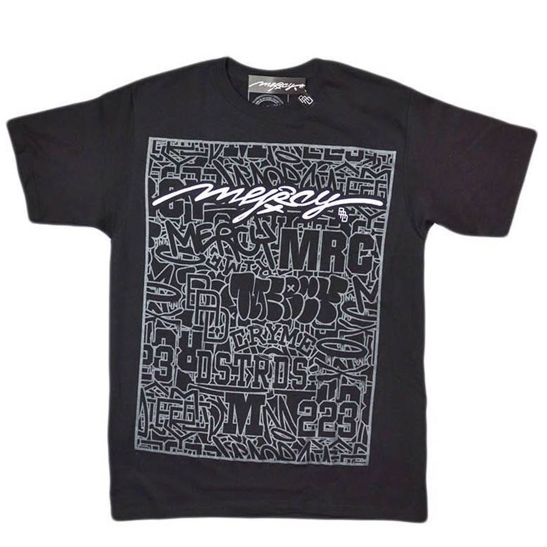 Social Playera Firma Collage Negra

