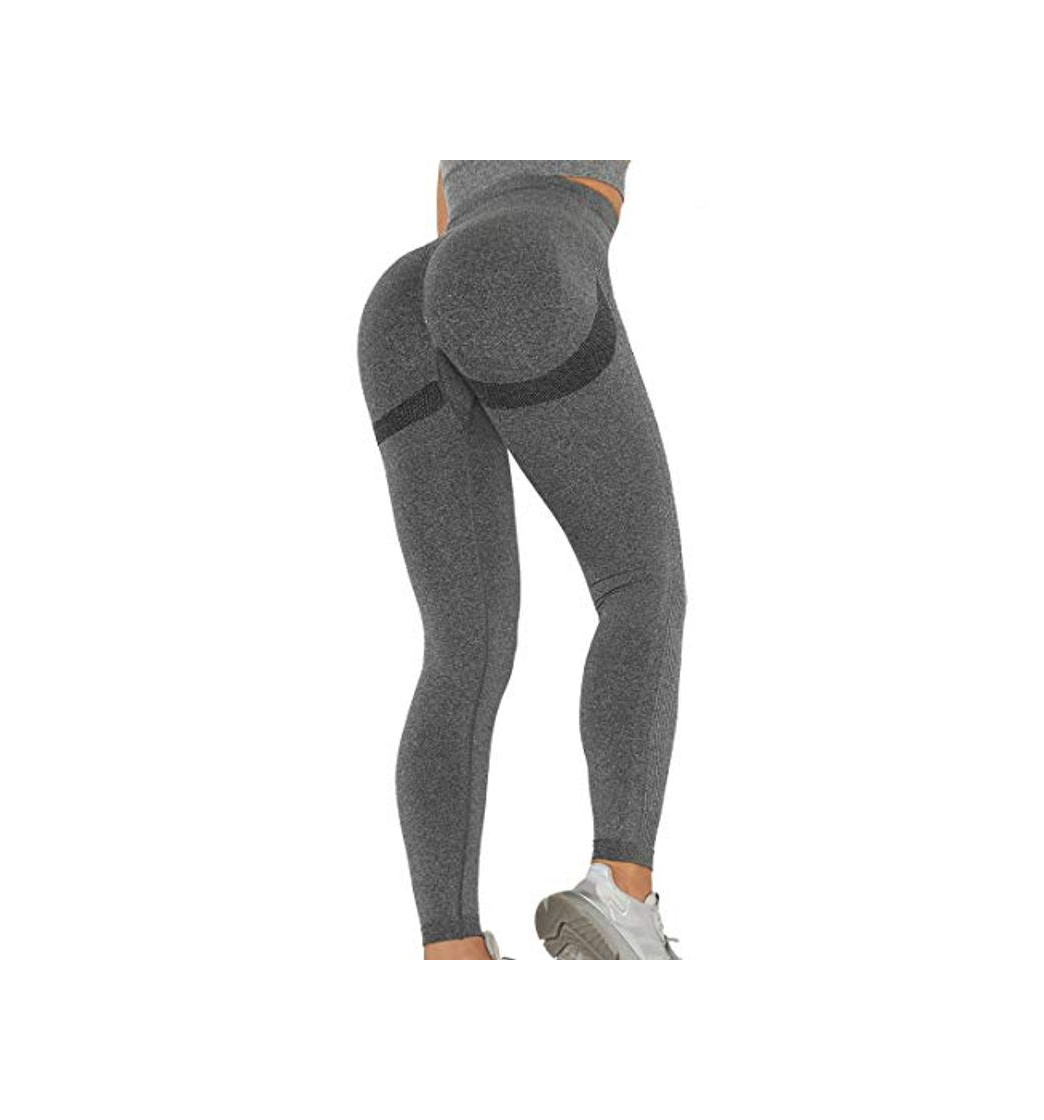 Social KIWI RATA Leggins Deportivos Mujer Push up Mallas Pantalones Cintura Alta Yoga Leggings Pantalón Moda Sin Costuras para Fitness Elásticos y Transpirables