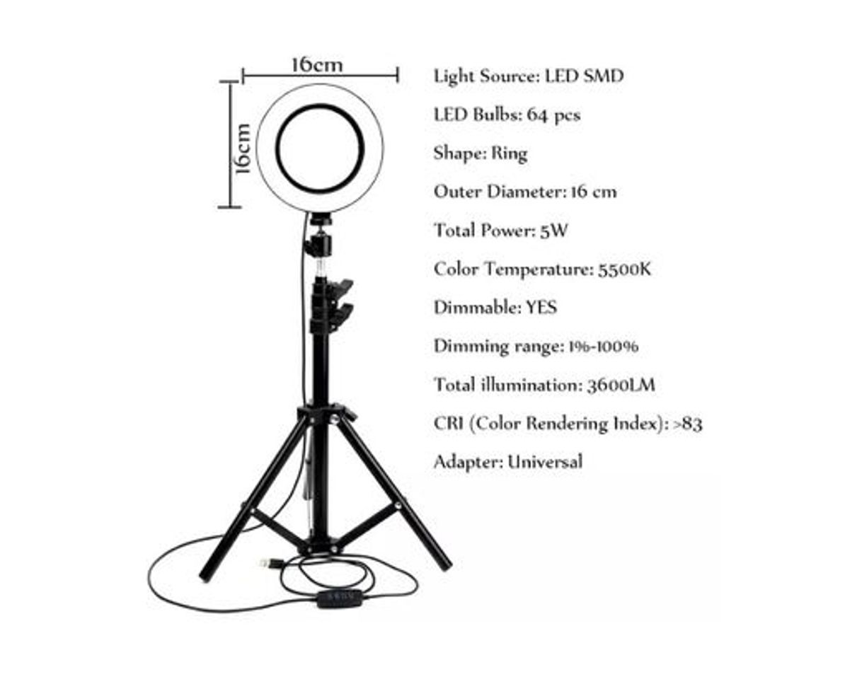 Product Anillo de luz LED cámara de estudio fotográfico