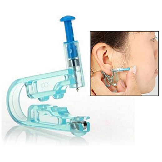 Itian Herramientas para hacer agujeros en las orejas - Desechables seguridad cuerpo