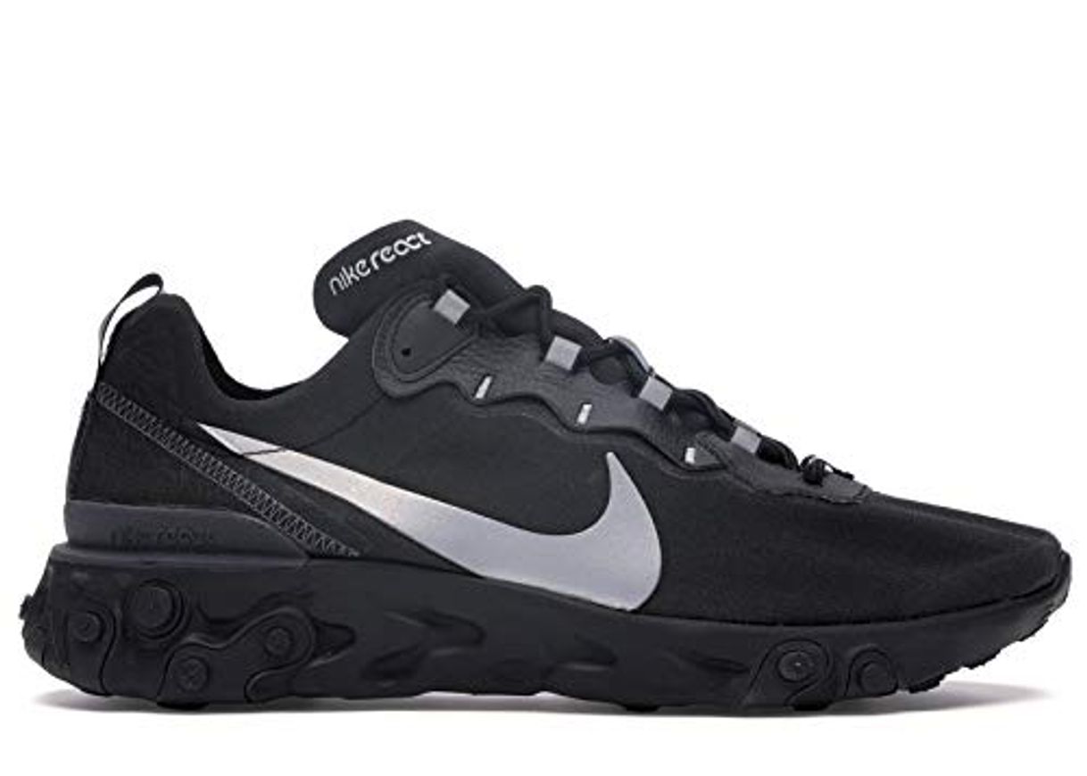 Fashion Nike React Element 55 Se, Zapatillas de Running para Hombre, Negro