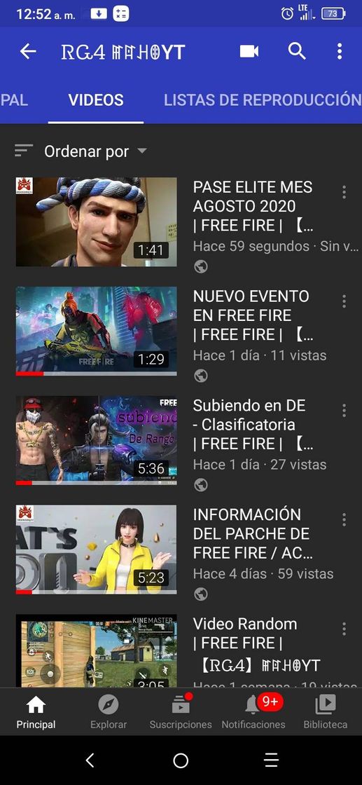 Nuevo vídeo