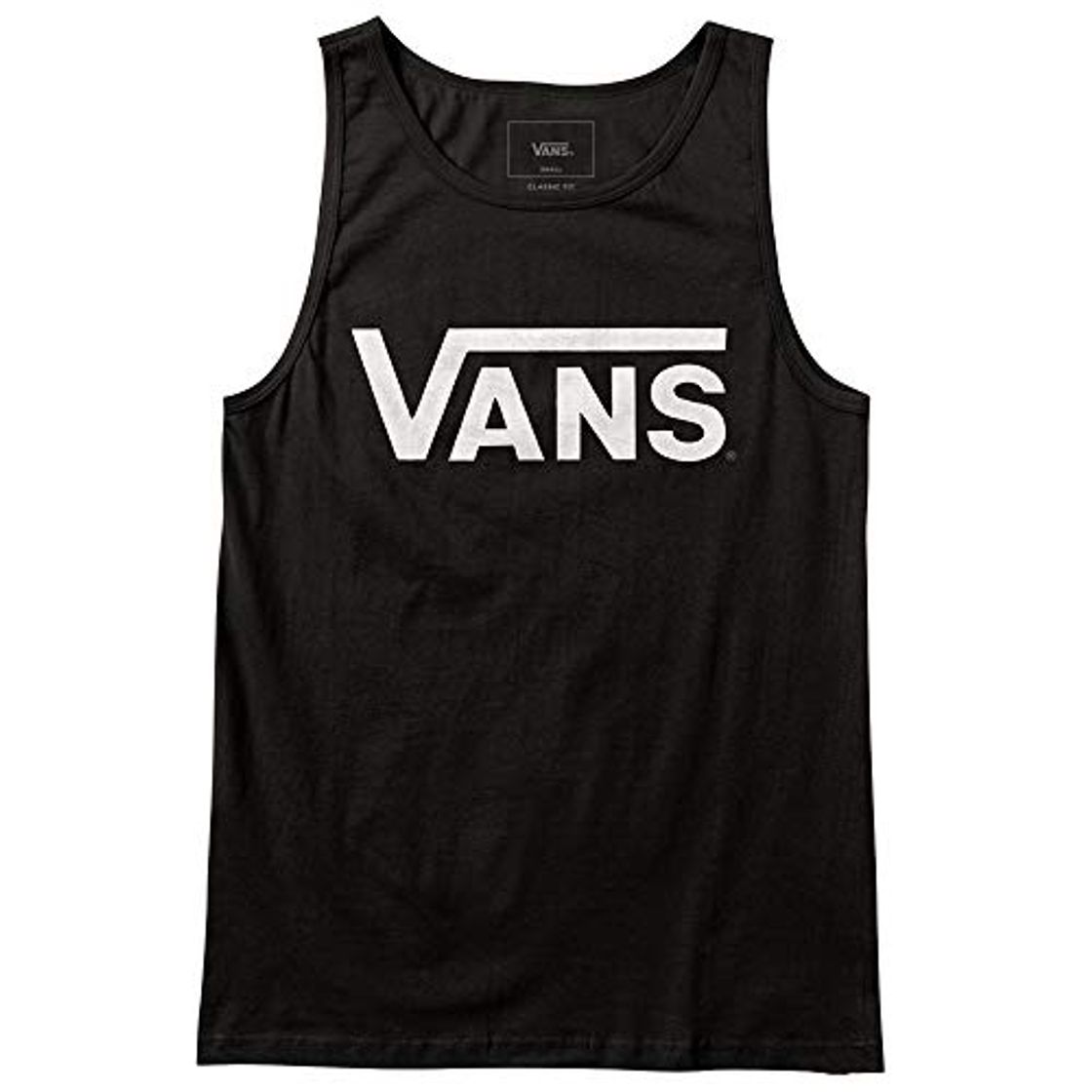 Fashion Vans Classic Tank Camiseta, Negro