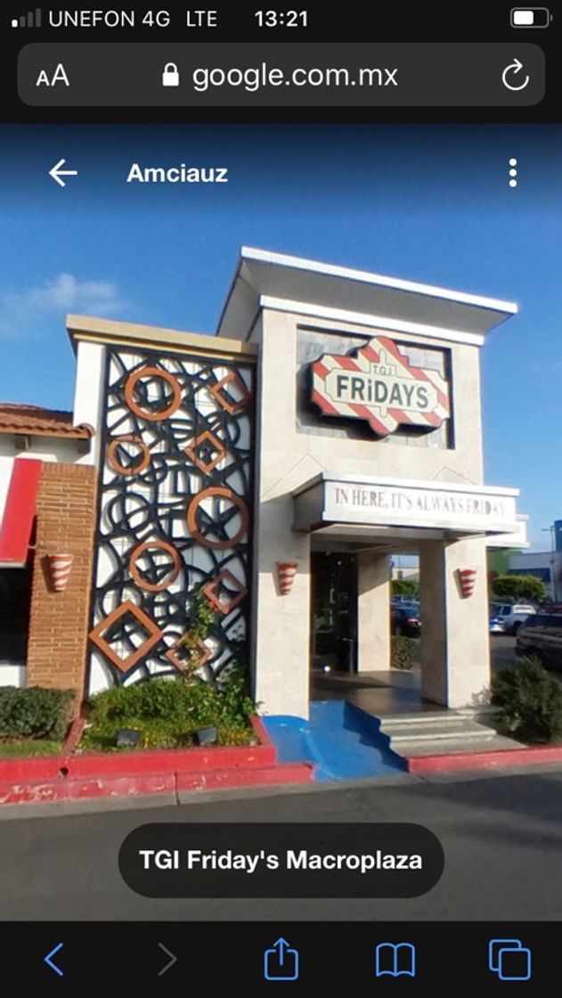 Restaurantes TGI Friday's Macroplaza