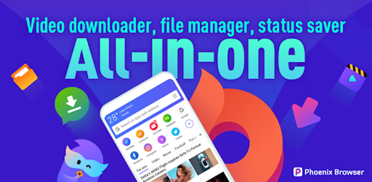 Social Phoenix Browser -Video Download, Private & Fast - Apps on Google ...
