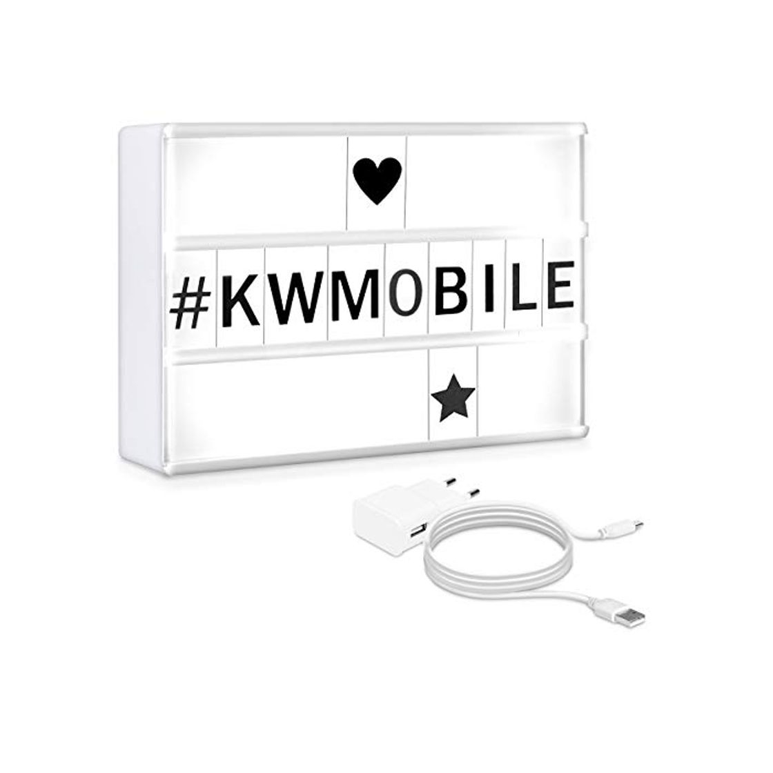 Products kwmobile Caja de luz LED A5