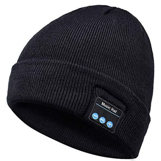 HANPURE Bluetooth Beanie Hat, Regalo para Hombres y Mujeres, Bluetooth 5.0 Music