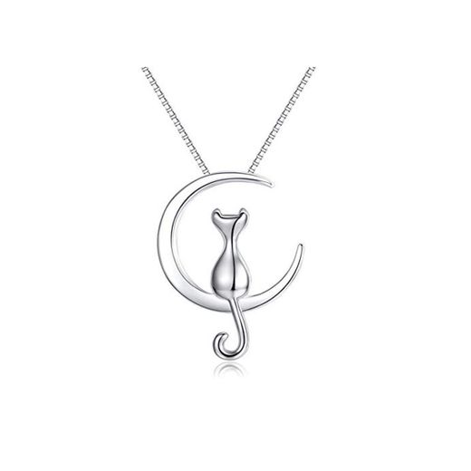 Plata de Ley 925 Colgante Collar Mujer