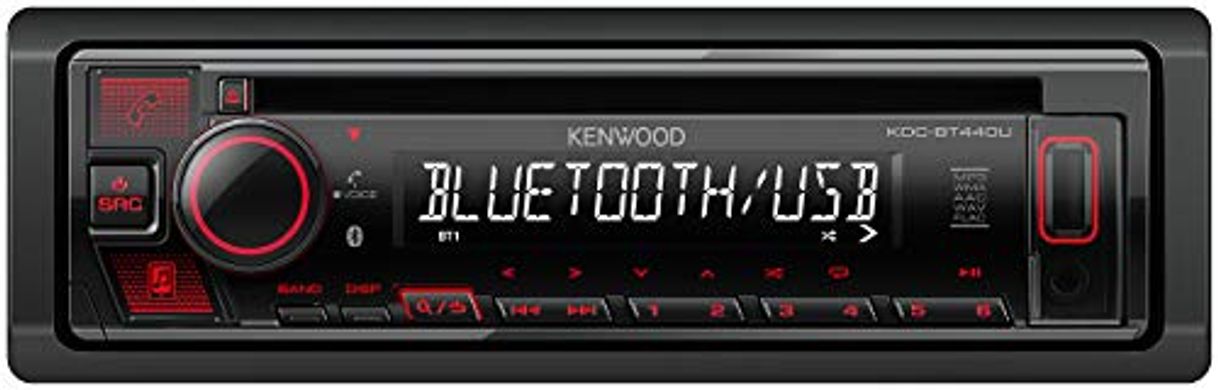 Producto Kenwood KDC-BT440U - Radio CD para coche con manos libres Bluetooth