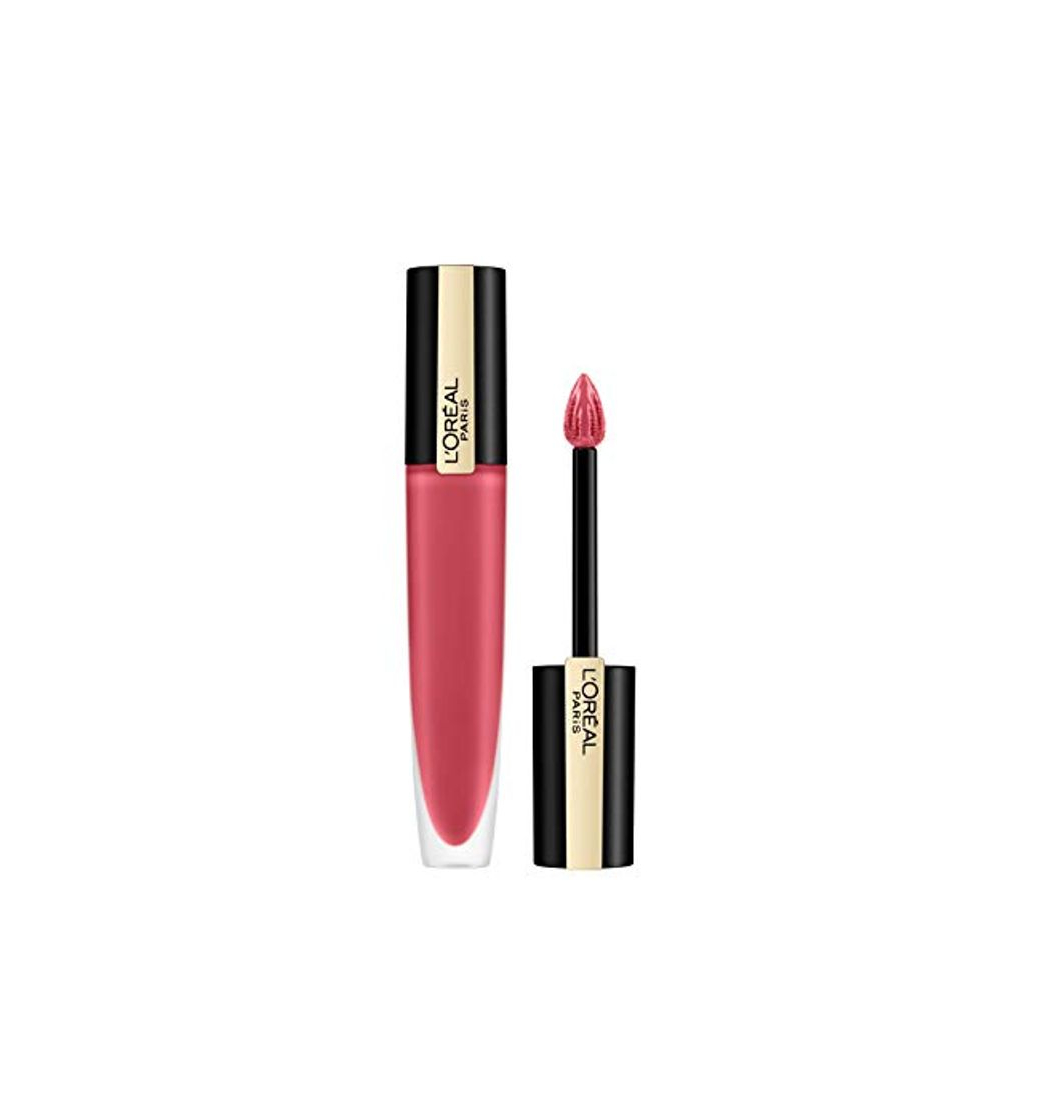 Product L'Oréal Paris Rouge Signature 121 I Choose Pintalabios Mate Permanente Rosa