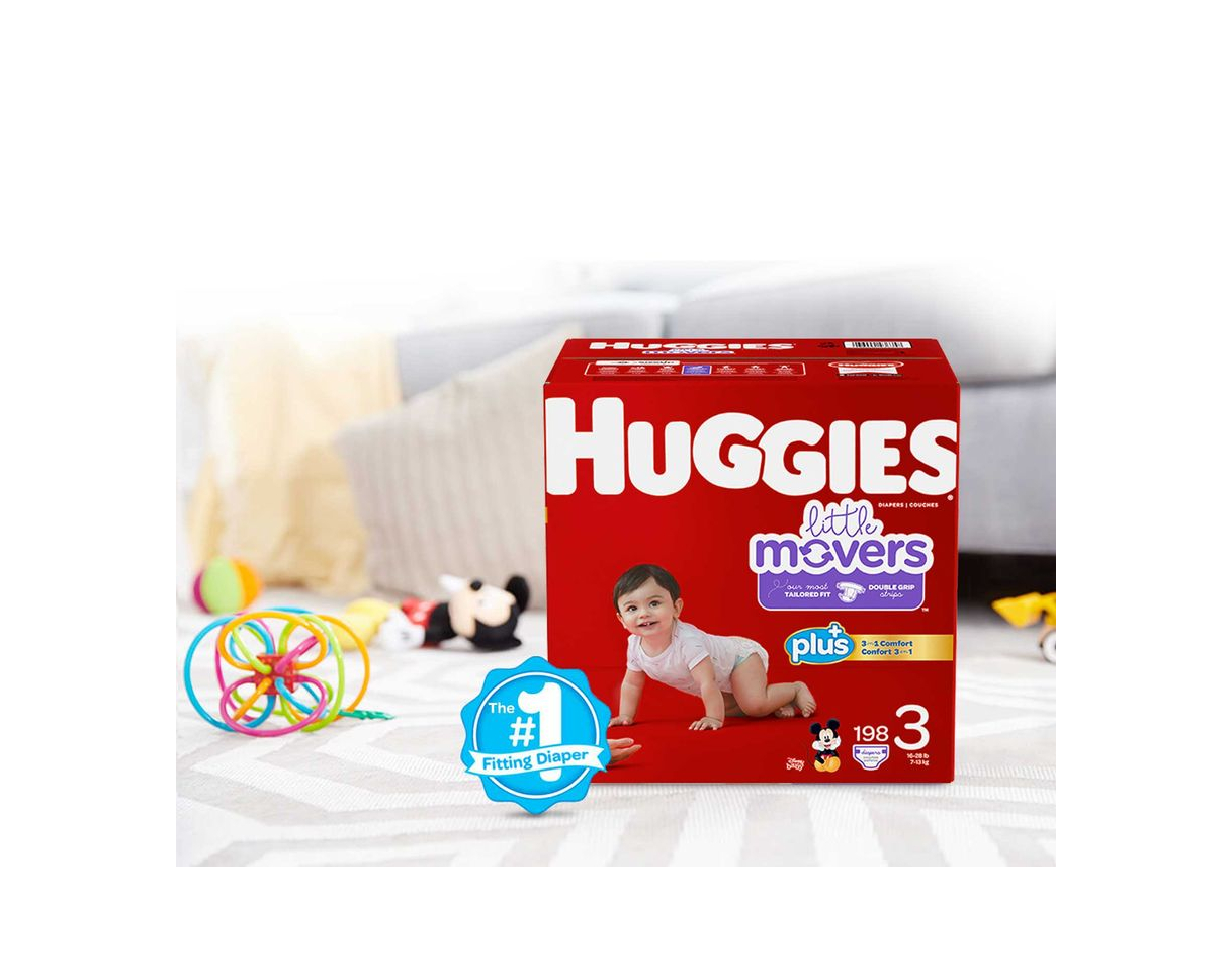 Social Pañales Huggies® Little Movers® Diapers Plus 