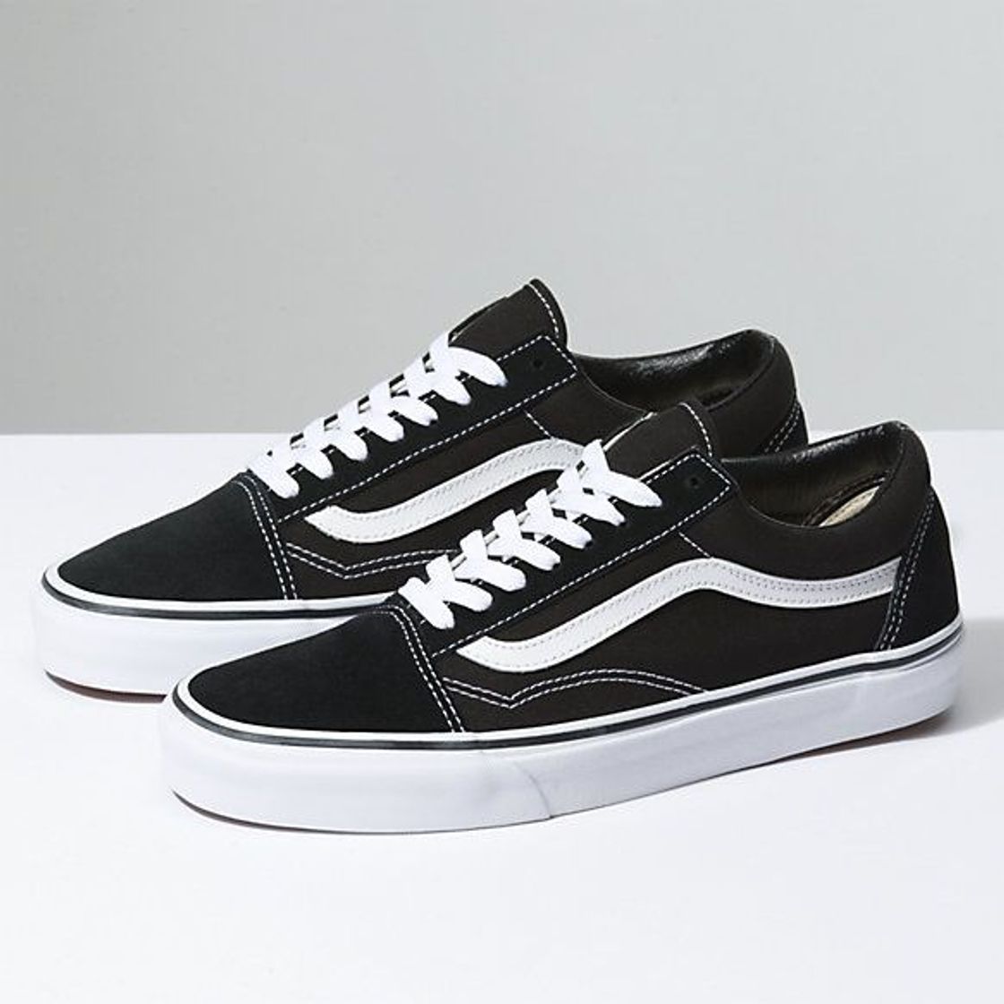 Social Vans Ward Platform Canvas Zapatillas Mujer, Negro