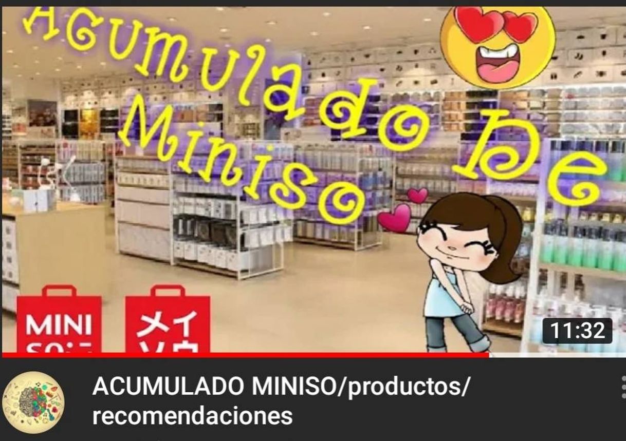 Moda Productos MINISO 