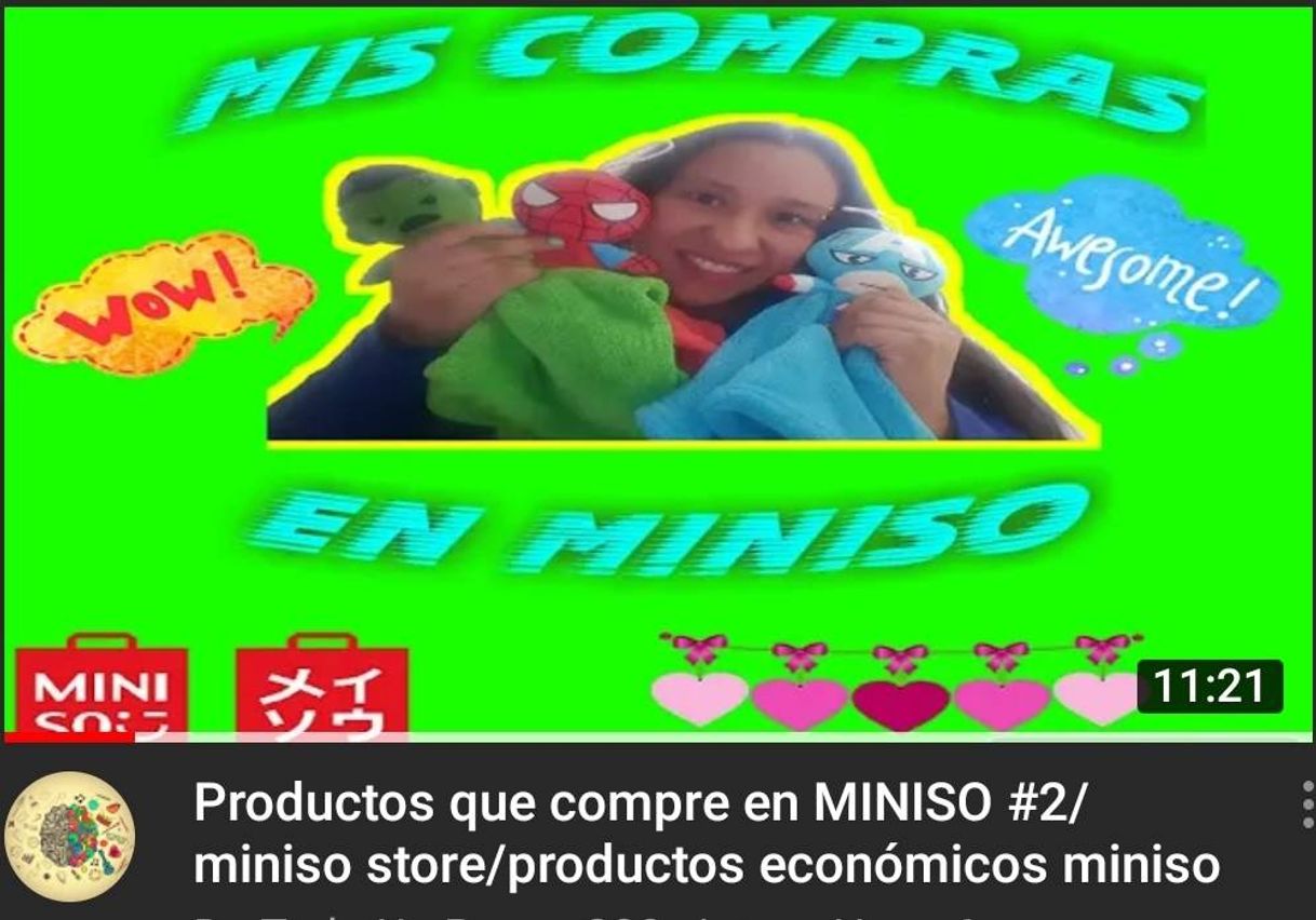 Moda Productos MINISO