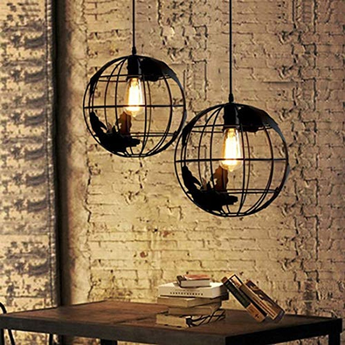 Social BAYCHEER Lámpara colgante moderna de altura regulable con forma de globo terráqueo