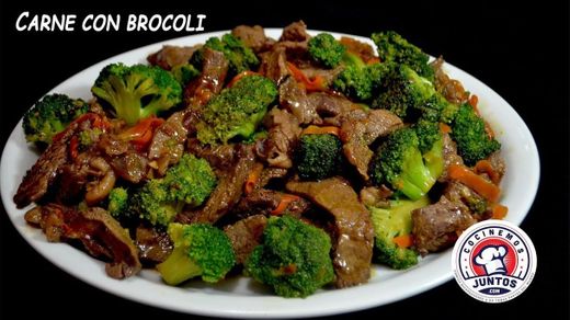 Como hacer Carne con Brocoli.
