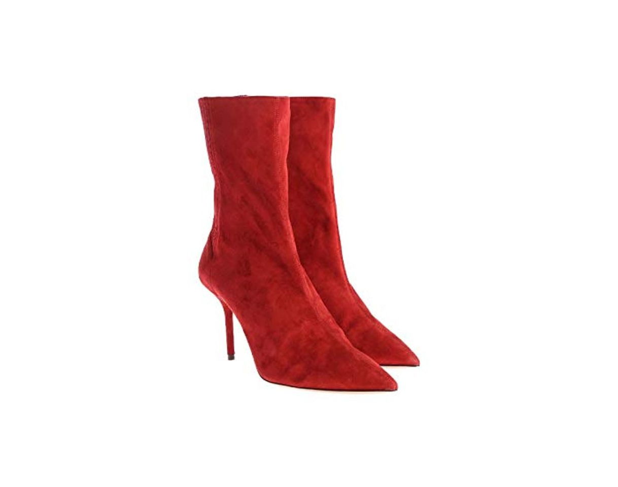 Social Aquazzura Botines para Mujer en Becerro de Color Rosa con tacón de
