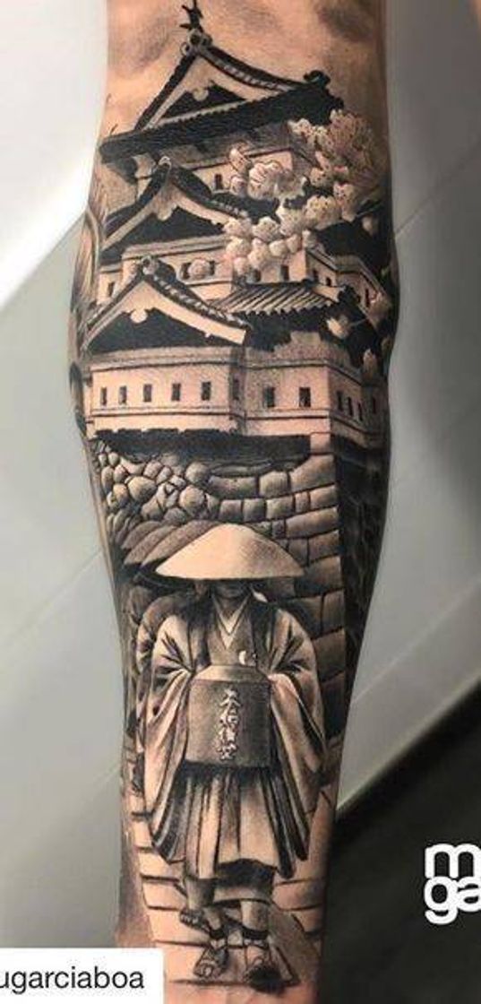 Fashion Tatuagem de Samurai