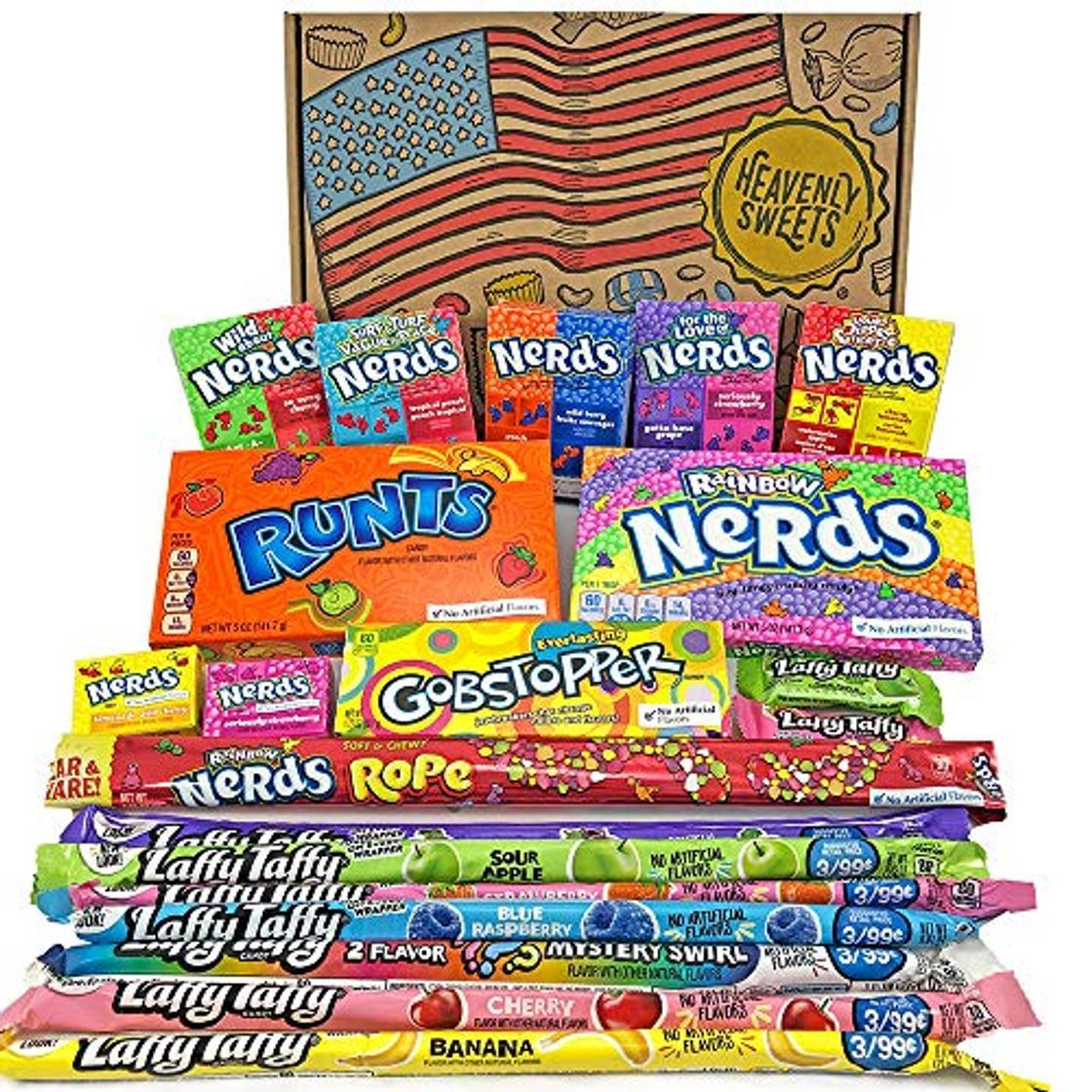Social Cesta Americana caramelos Wonka