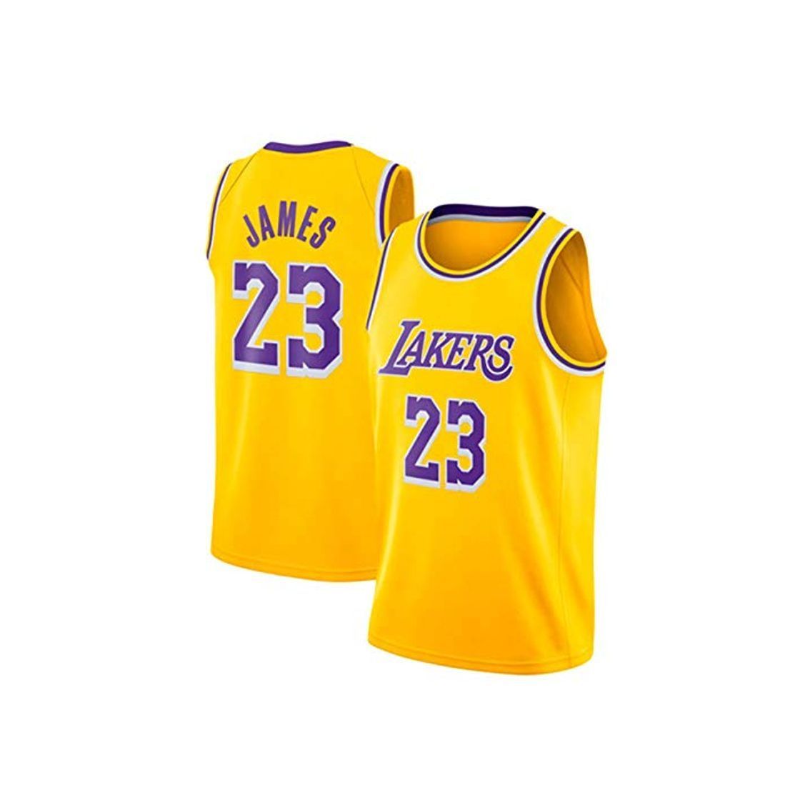 Product JINHAO Camiseta de Baloncesto Masculino NBA Lakers # 23 Lebron James Mesh