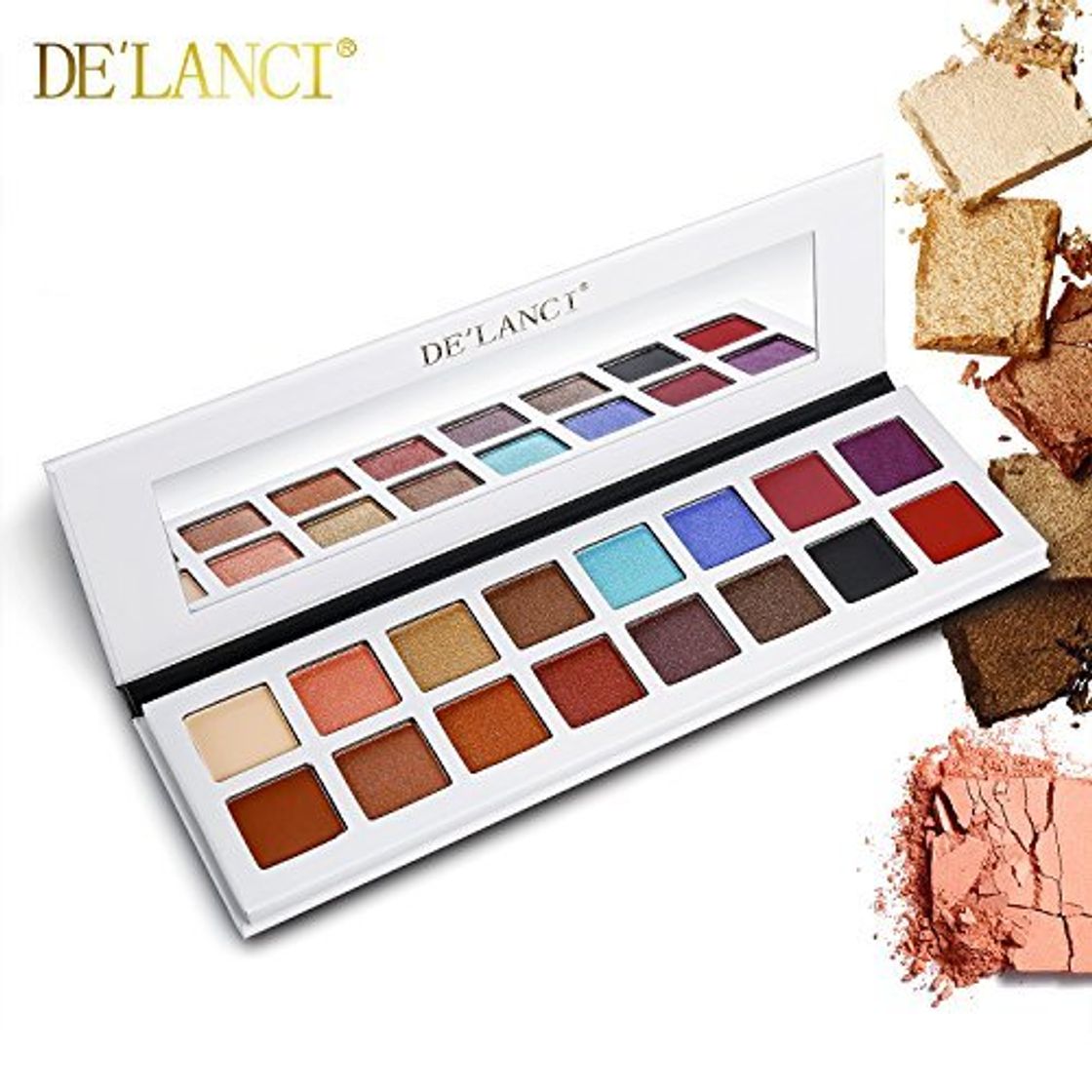 DE’LANCI 16 Colores paleta de sombra de ojos