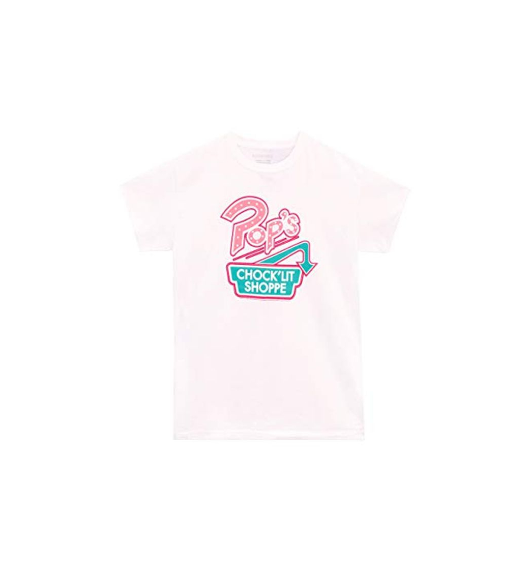 Fashion Riverdale Camiseta de Manga Corta para niñas Pop'S Chock'lit Shoppe Blanco 9