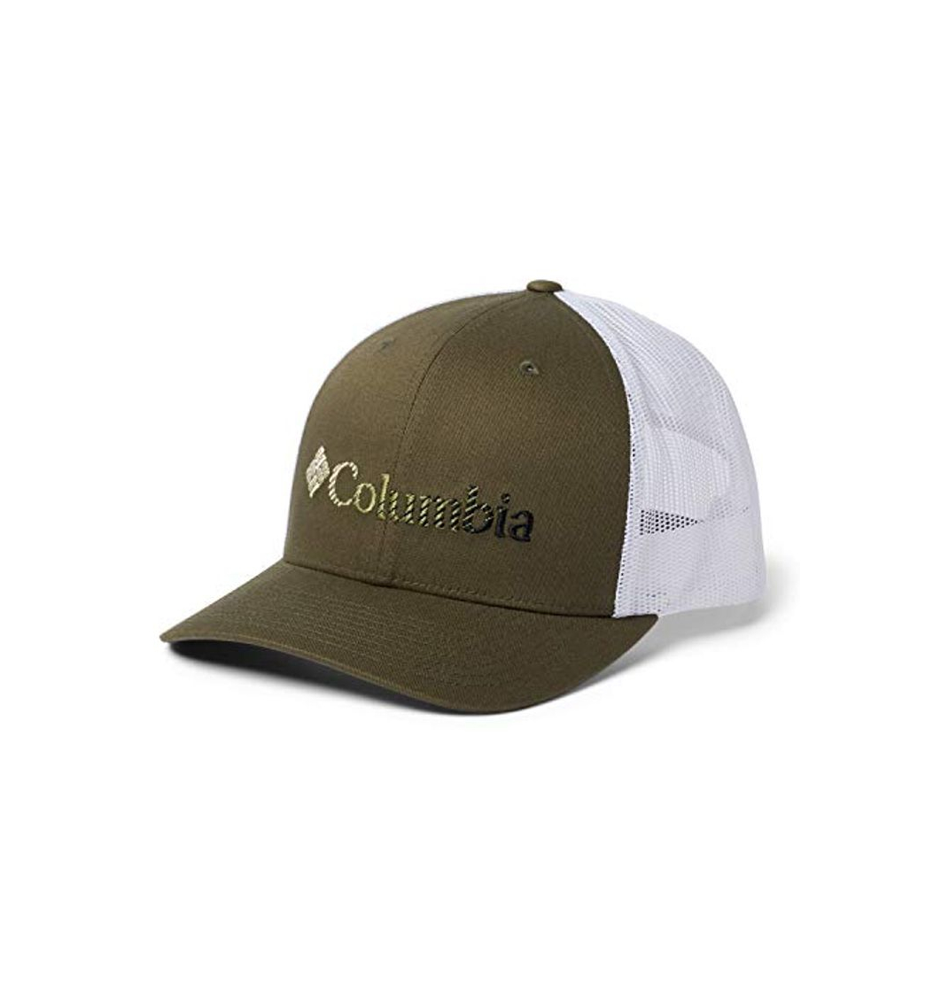 Fashion Columbia Mesh Gorra unisex, Algodón, Color: Verde/Blanco/Negro