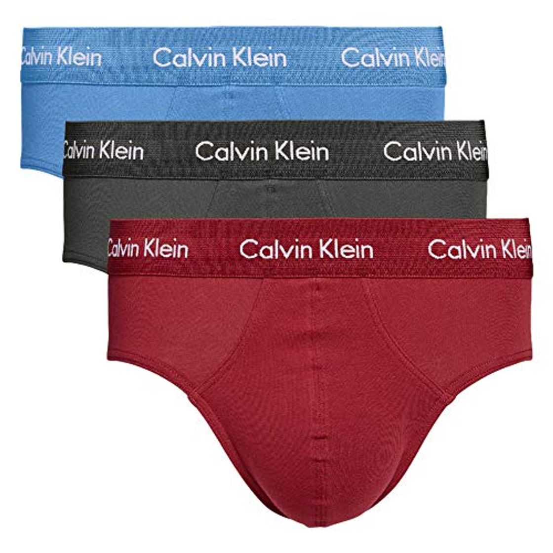 Fashion Calvin Klein Hip Brief 3PK Bóxer, Gris