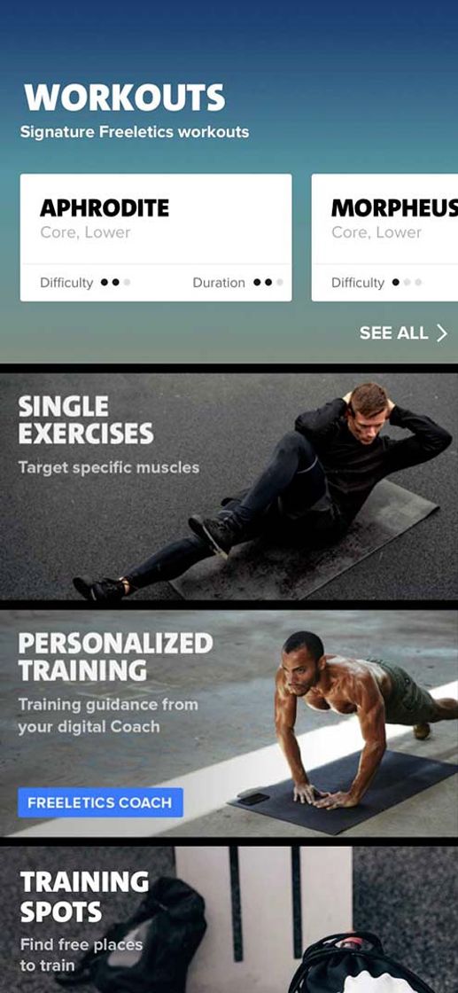 Freeletics trainin coach
