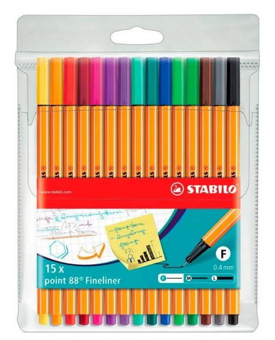 Producto Canetinha Stabilo 15 Cores Fineliner Point 88 0