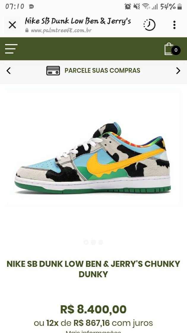 Moda Nike sb dunk low ben e jerry's chunky dunky