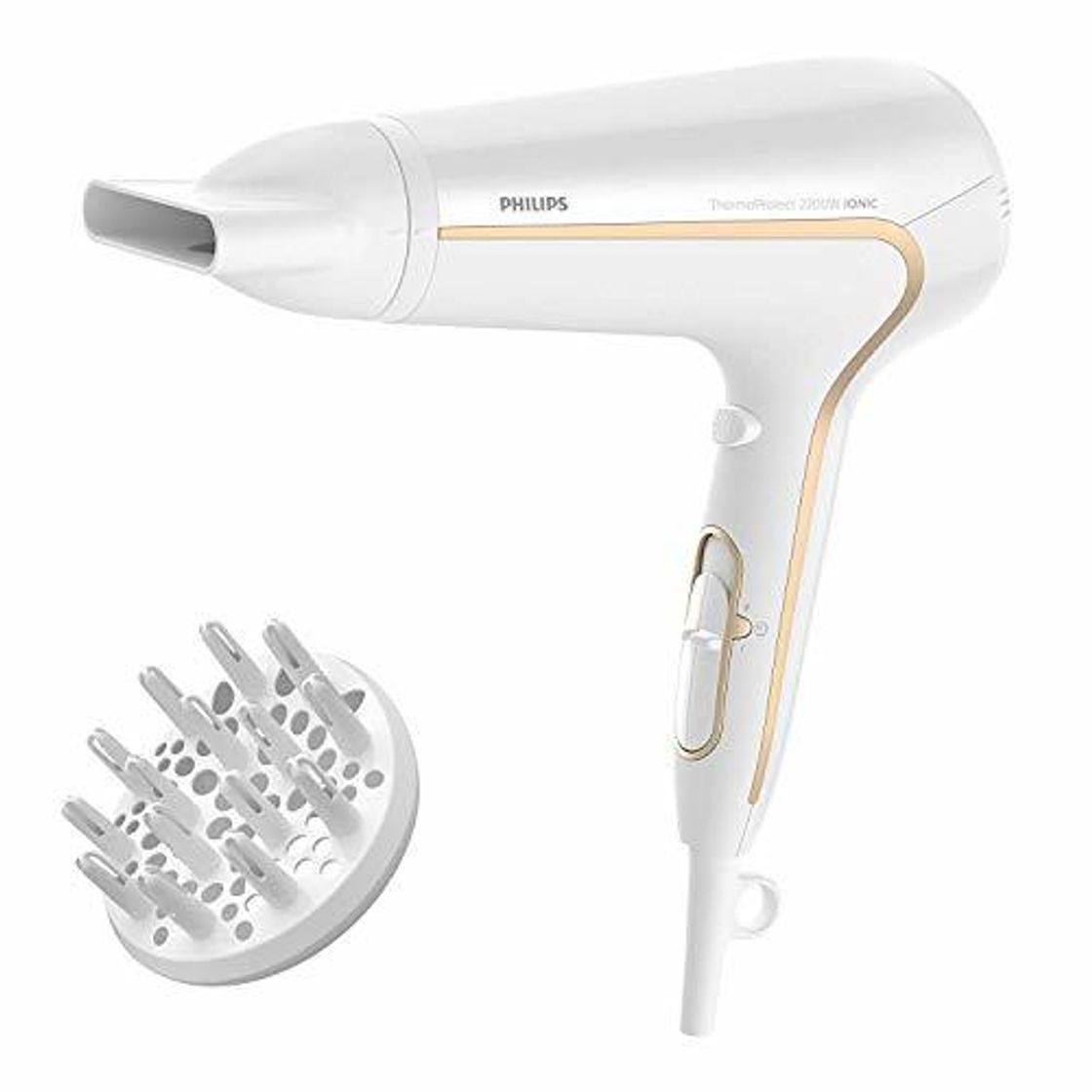 Beauty Philips DryCare Advanced HP8232/00 Secador ThermoProtect Ionic con Ionizador para Suavizar el