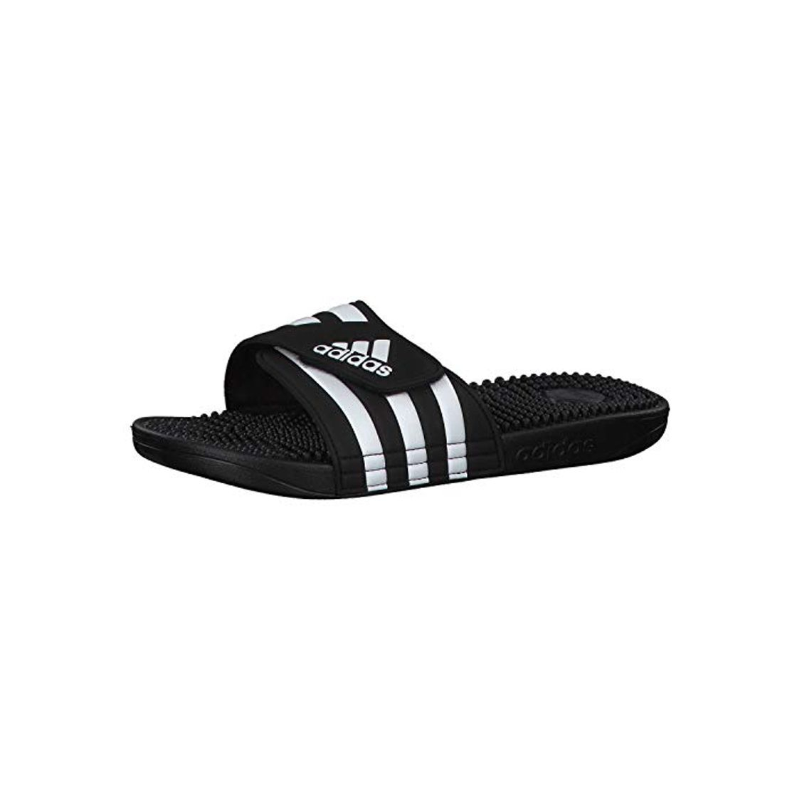 Moda Adidas Adissage Zapatos de playa y piscina Unisex adulto, Negro