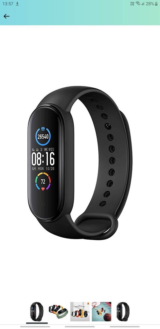 Fashion Mi Band 5 - Versão Global 