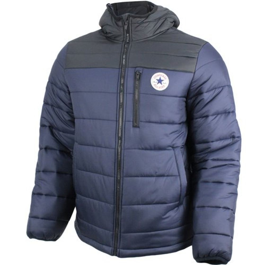 Social Converse Core Poly Fill Jacket Chaqueta, Azul