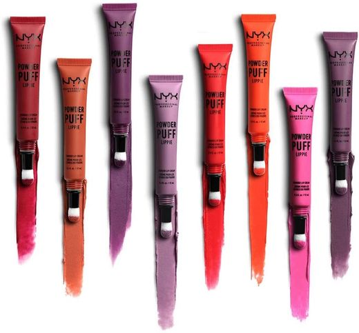 NYX PROFESSIONAL MAKEUP pintalabios mate larga duración Labial Poowder Puff Lippie Lip Cream Tono  8  Best Buds Color Nude
