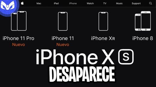 Porque Apple elimina el iPhone XS y XS Max 