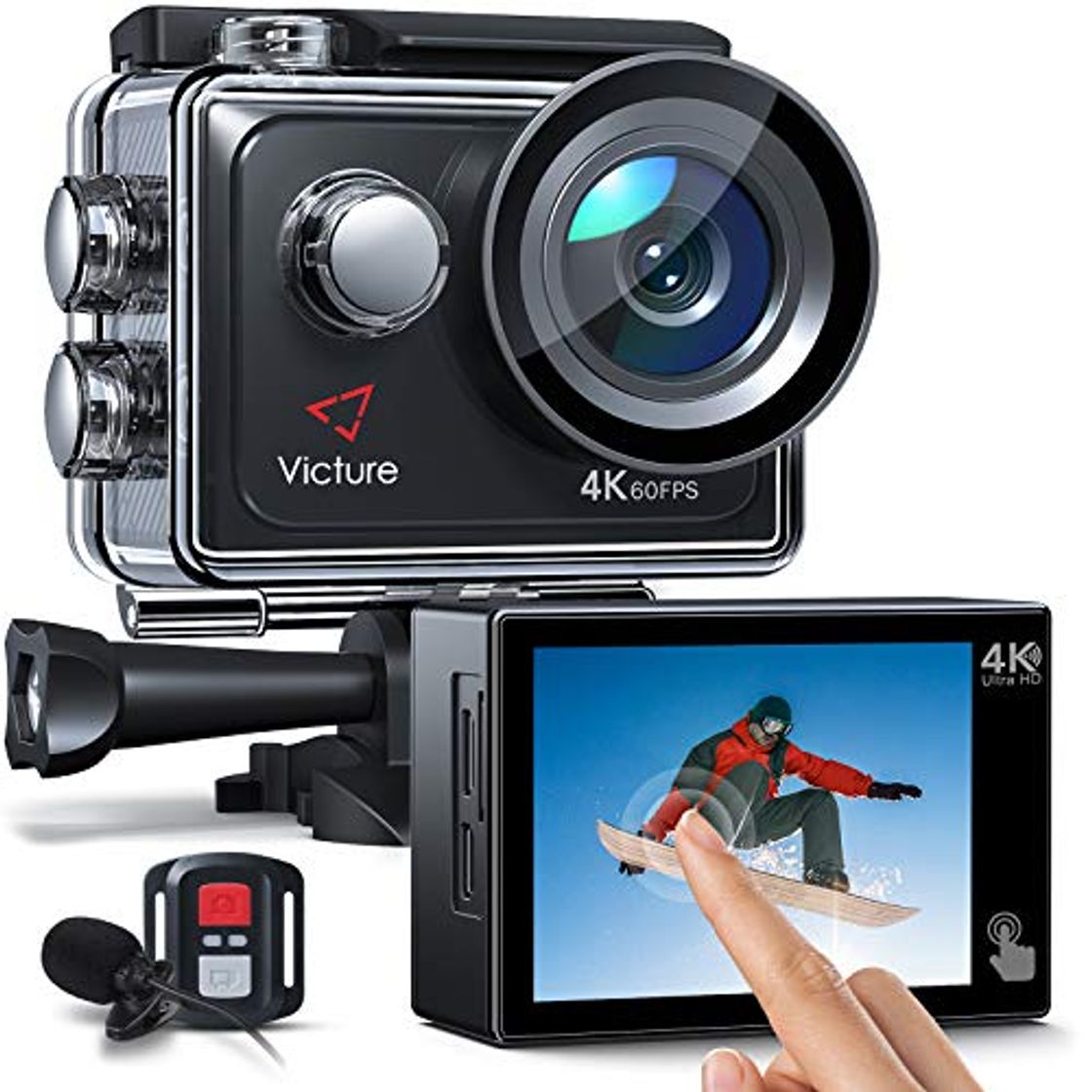 Social Victure AC920 Cámara Deportiva 4K 60FPS 20MP Wi-Fi