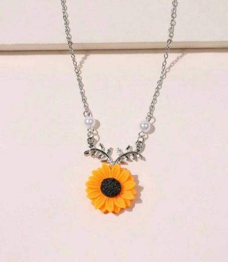 Collar girasol