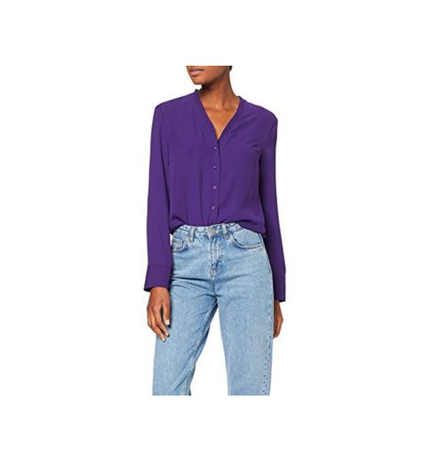 Marca Amazon - find.  Blusa para Mujer, Morado