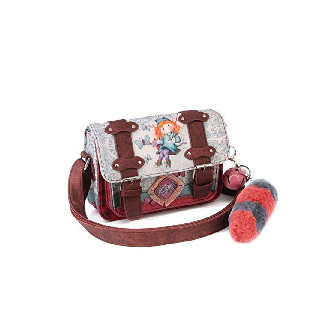 Social Forever Ninette Forever Ninette Swing-Sac à Bandoulière Satchel Bolso Bandolera 20 Centimeters