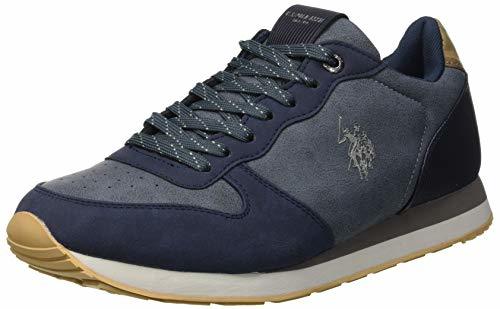 Moda U.S.POLO ASSN. SHERIDAN3 Club, Zapatillas para Hombre, Azul