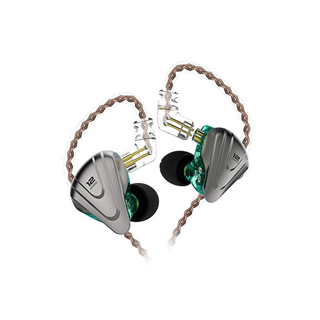 Product KZ ZSX Auriculares híbridos 5BA 1DD Conductor 5 equilibrados y 1 dinámico