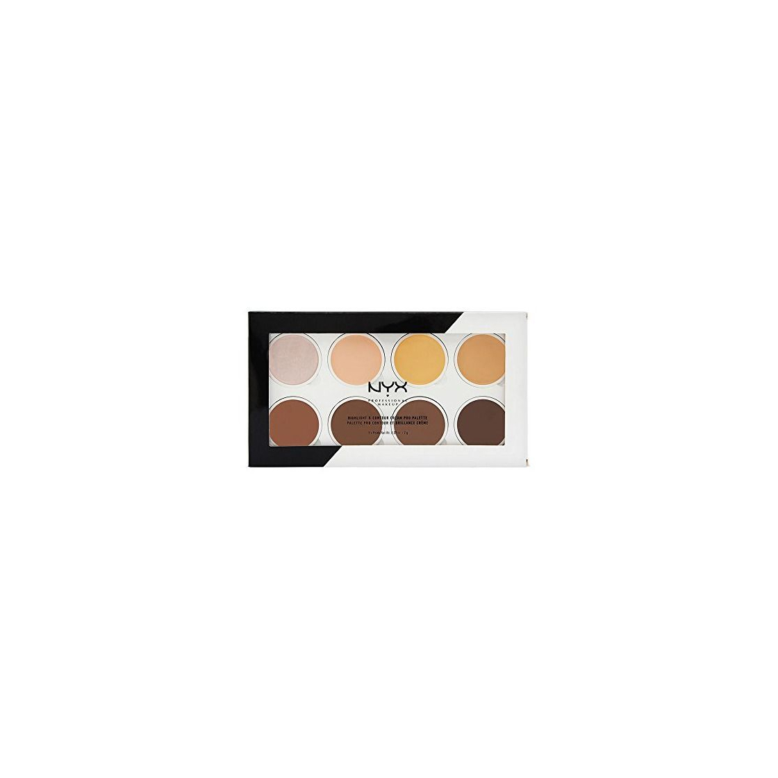 Belleza NYX Professional Makeup Paleta de contouring Highlight & Contour Cream Pro Palette