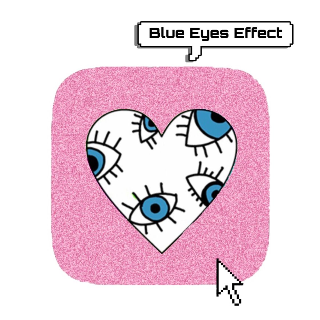 Fashion Blue Eyes Effect