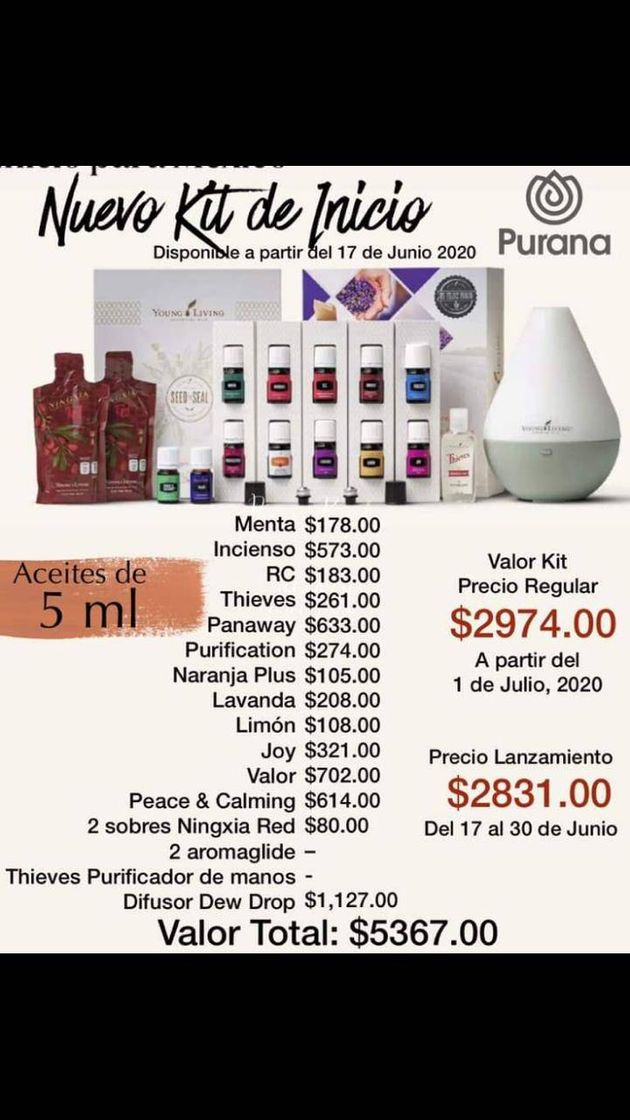 Fashion Botiquín hecho por ti con productos Young Living.